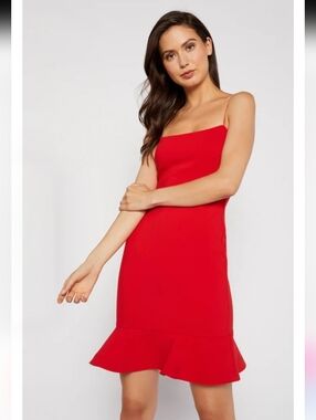 Red Mini Dress- LIKELY Mini Dress Size 0